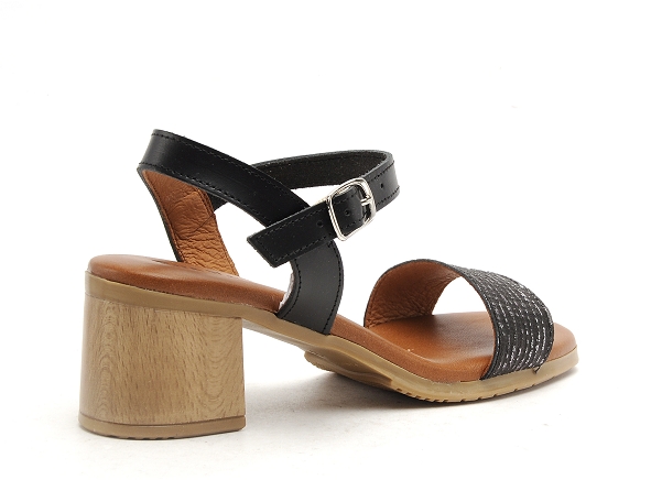 Eva frutos nu pieds talons femme 3490 noir