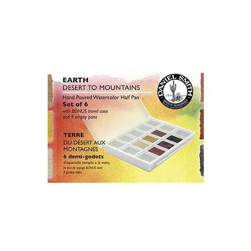 DANIEL SMITH Aquarell-Sets, halbe Näpfchen