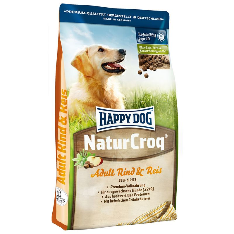 Happy Dog NaturCroq bœuf & riz