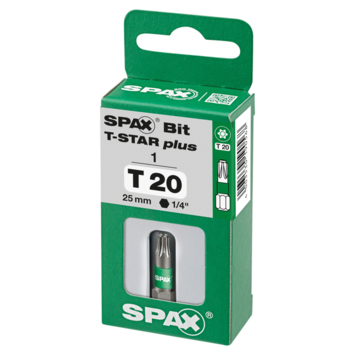 Spax Bit T-STAR plus T 20 S 1 stuk