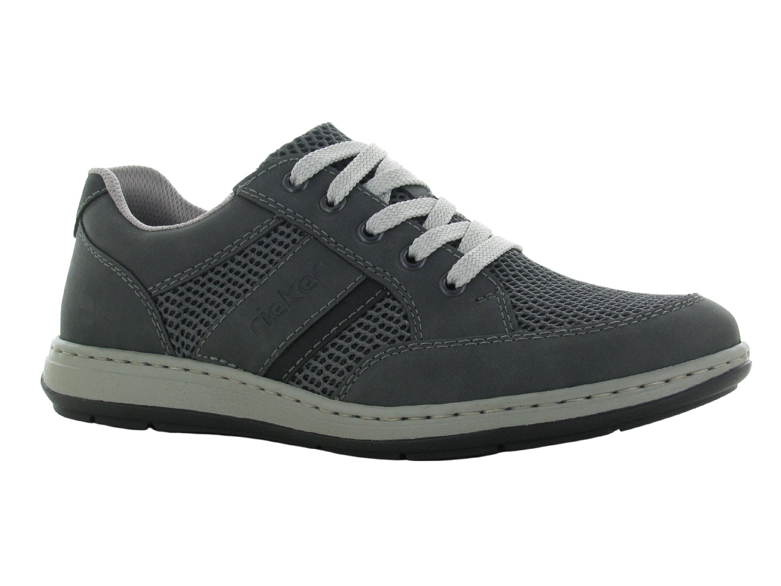 Rieker-17310 Matières combinées Gris