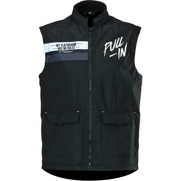pull-in - Veste sans manches Body Warmer Noir / Blanc
