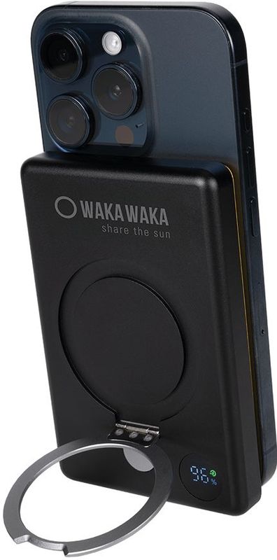 WakaWaka - Power Pro - Draadloze Powerbank - Zwart - 10.000 mAh