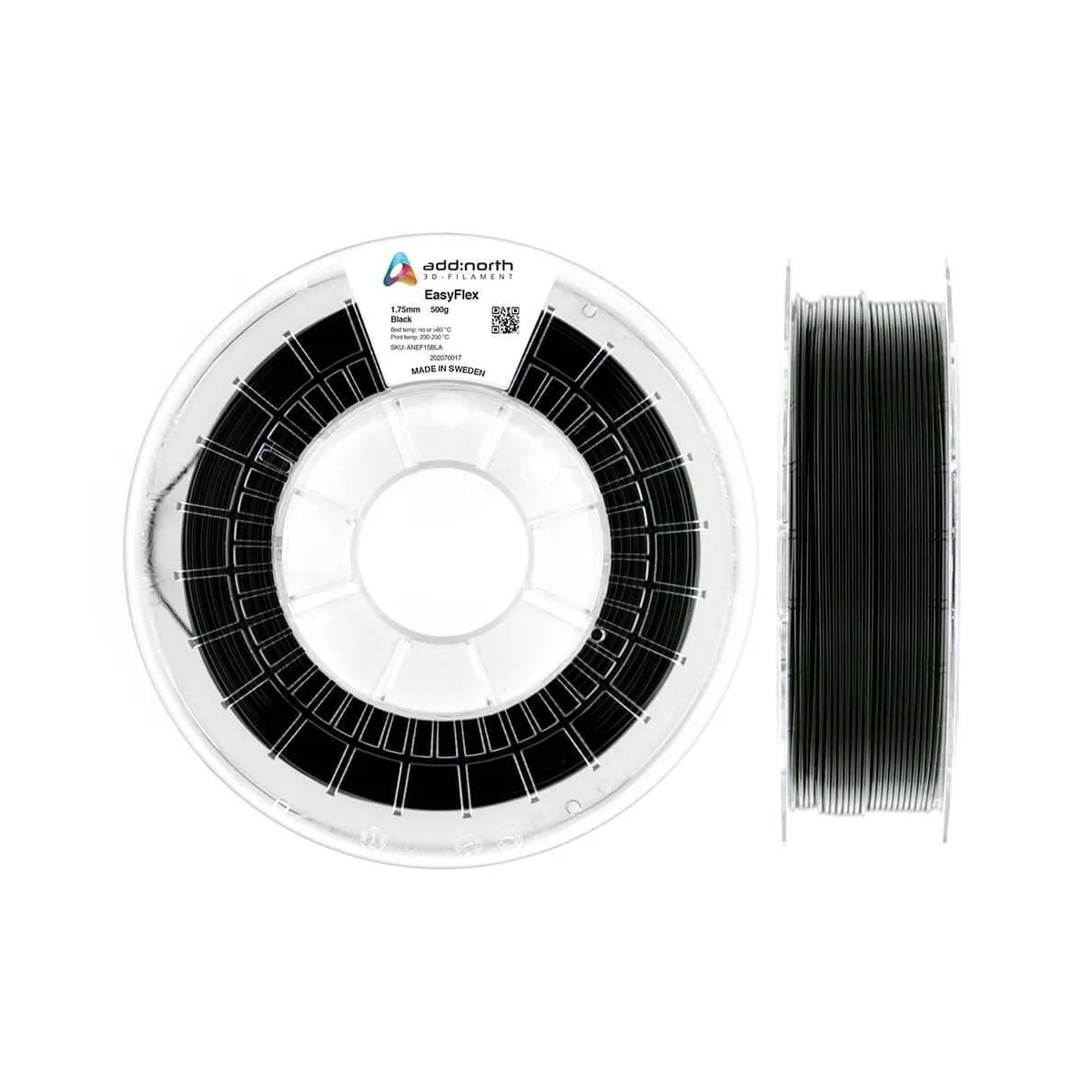 ADDNORTH Filament EasyFlex 1.75mm 500g Svart
