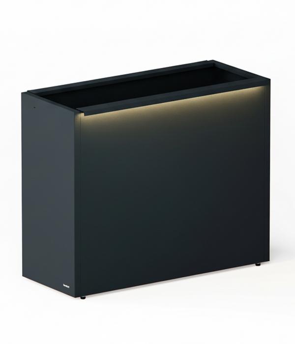 Herstera Metall-Raumtrenner Cube LED,