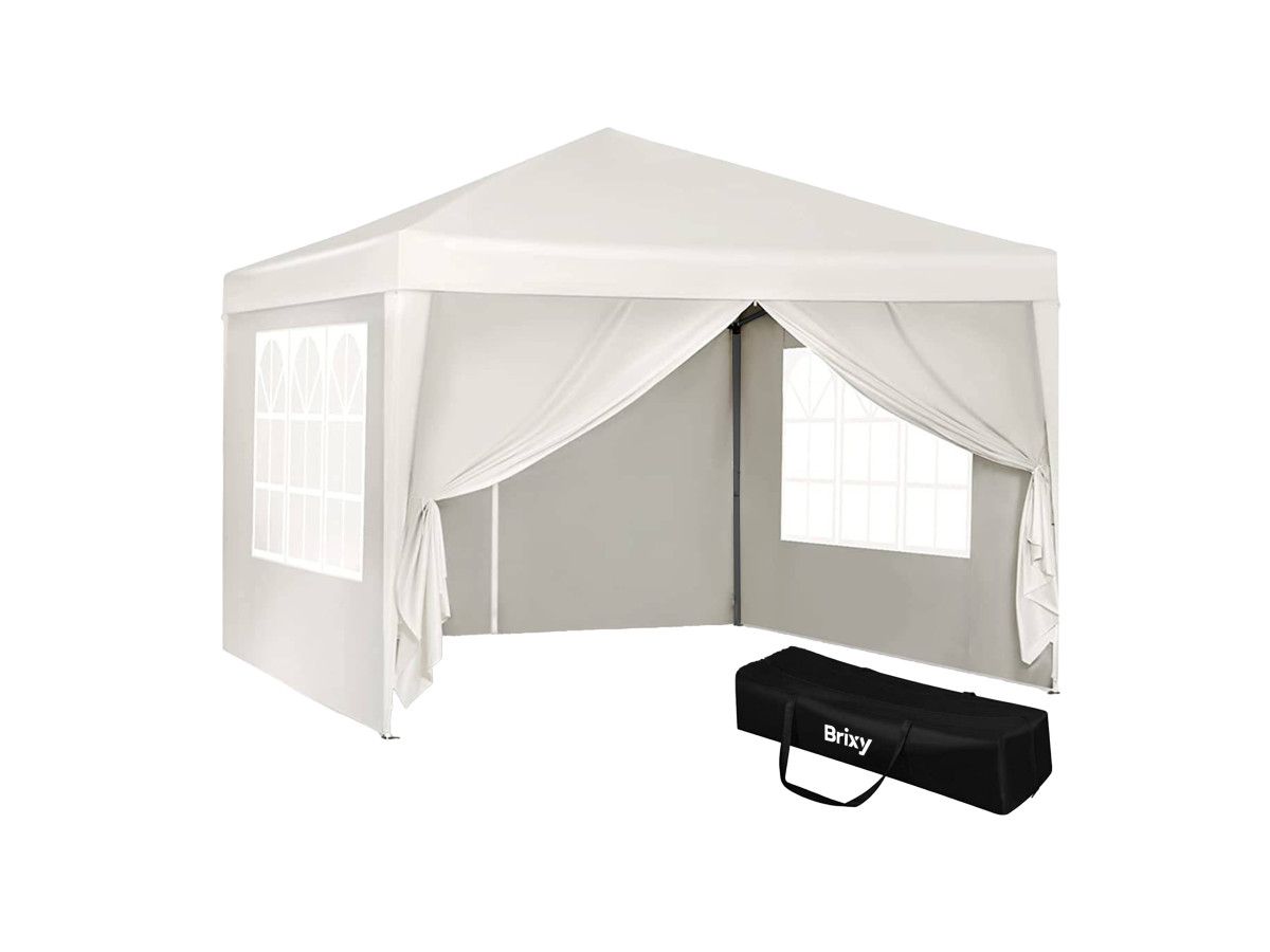 Brixy 3 x 3 meter opvouwbare partytent met zijwanden - Cream