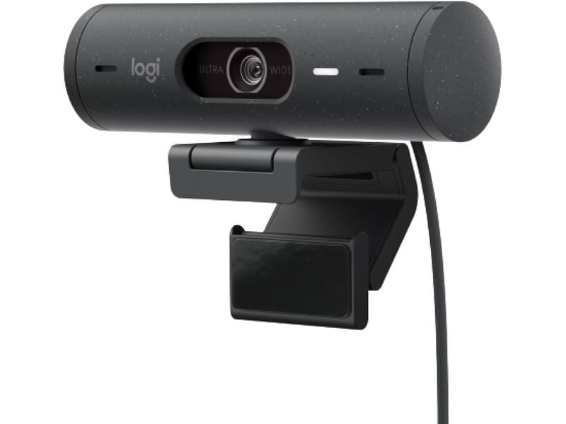 Logitech Webcam Brio 500 Graphite Full HD-Webcam mit RightLight 4 und HDR