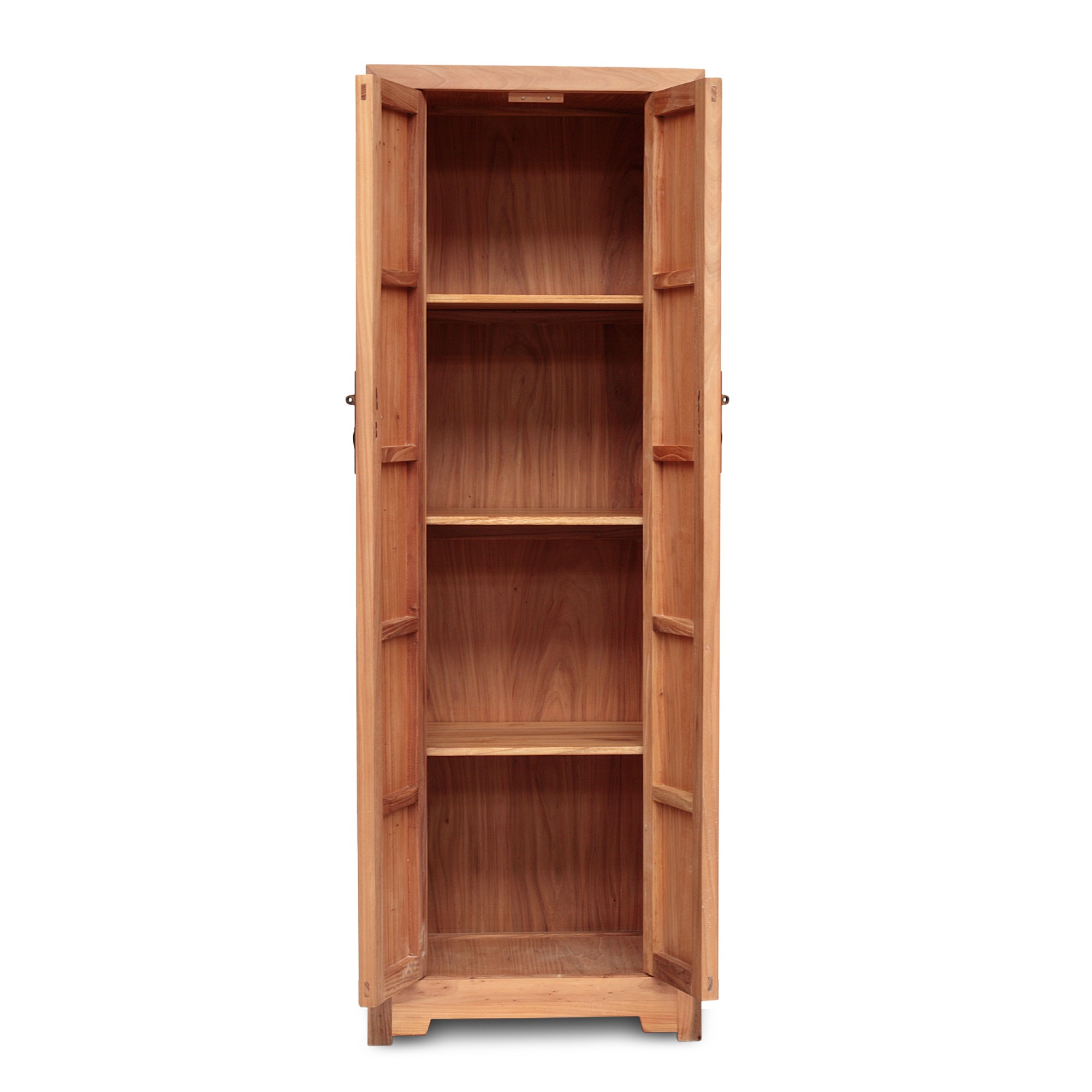 Schrank mit 2 Türen, natur, H 180 cm, B 62 cm, T 42 cm von fischer's lagerhaus