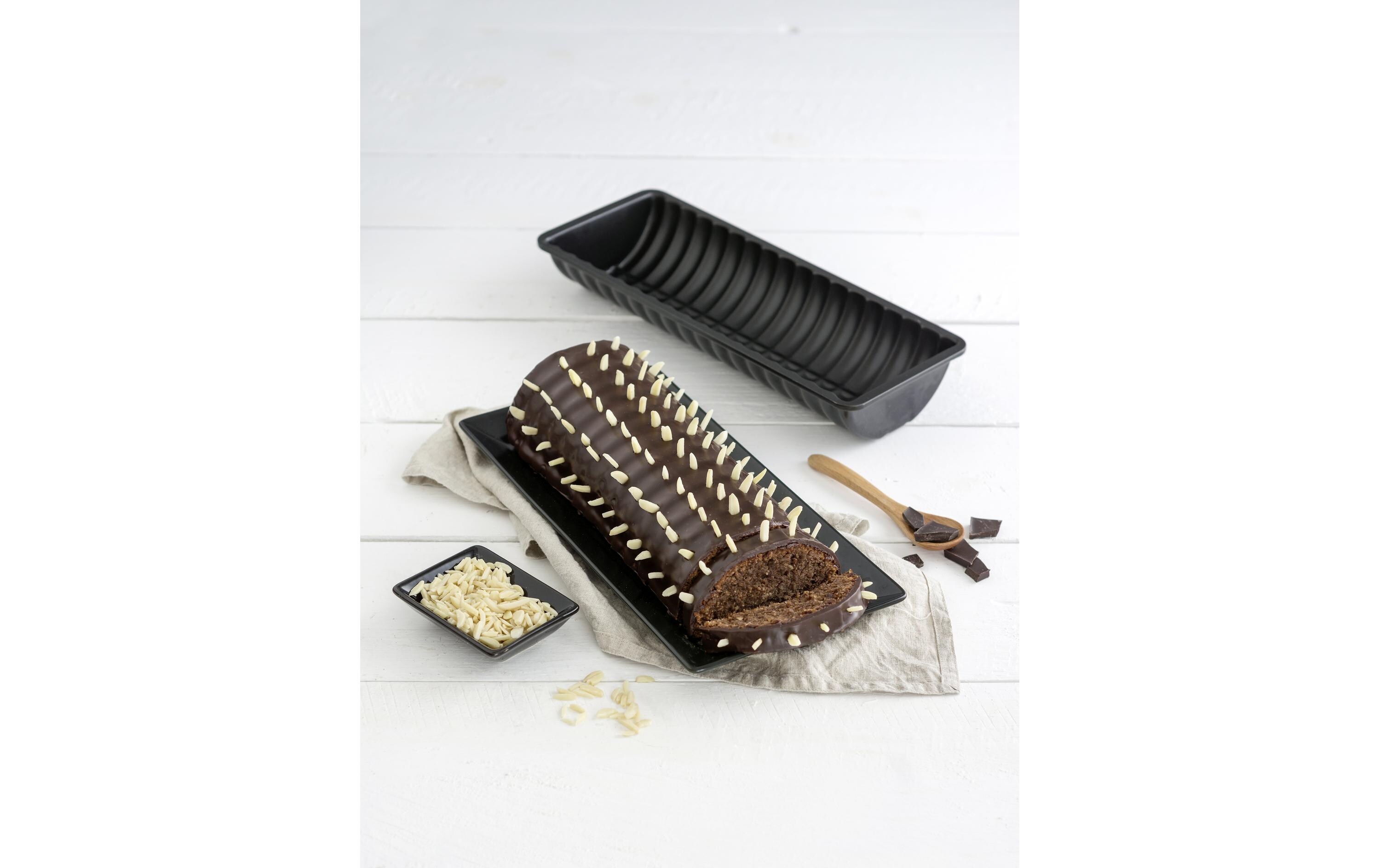Cake-Backform Black Metallic 30 cmCiabattaform