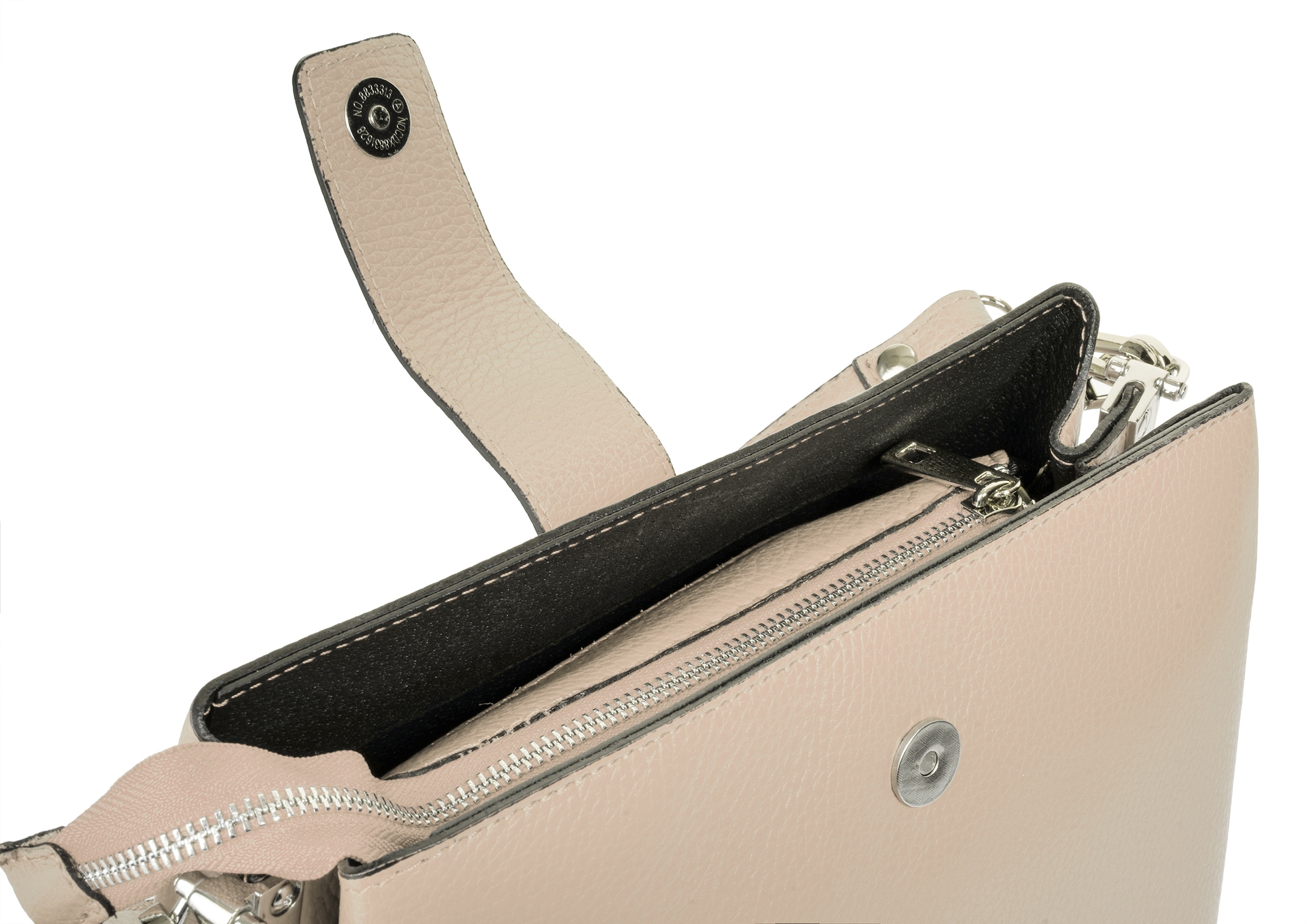 Cluty Henkeltasche echt Leder, Made in Italy