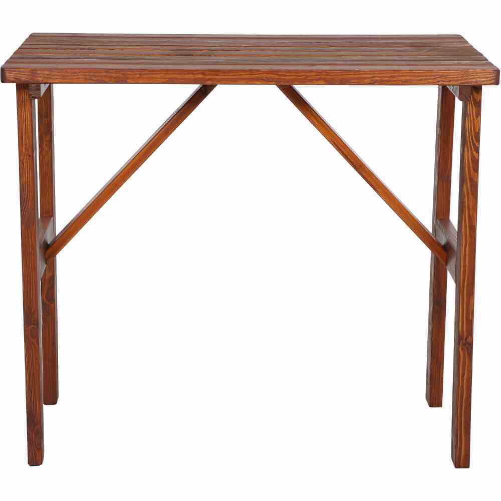 Bartisch TESSIN - braun - Kiefernholz