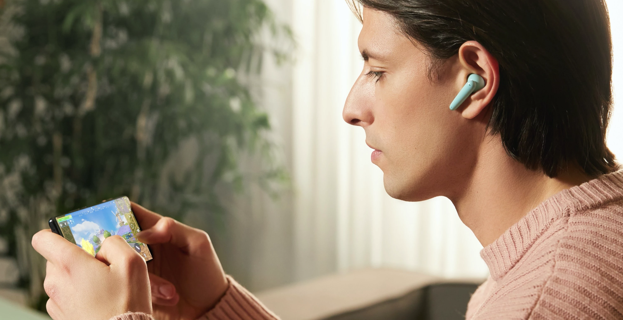FreeBuds SE Bluetooth In-Ear Kopfhörer ANC Headset IPX4 mit Ladecase (55035211) - Blau