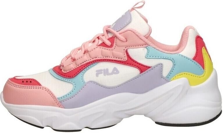 Fila Collene CB sneakers wit lichtroze multi