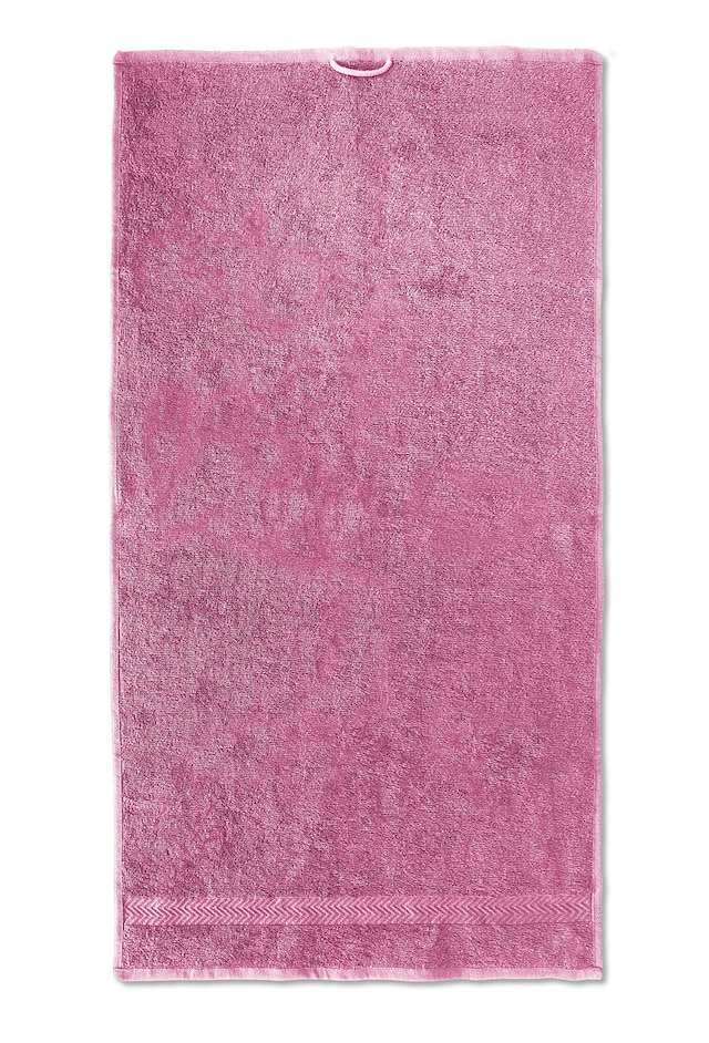 Handtuch Frottier 50 x 100 cm mauve
