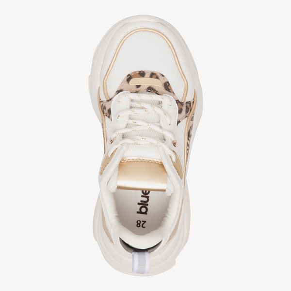 Blue Box meisjes dad sneakers luipaardprint