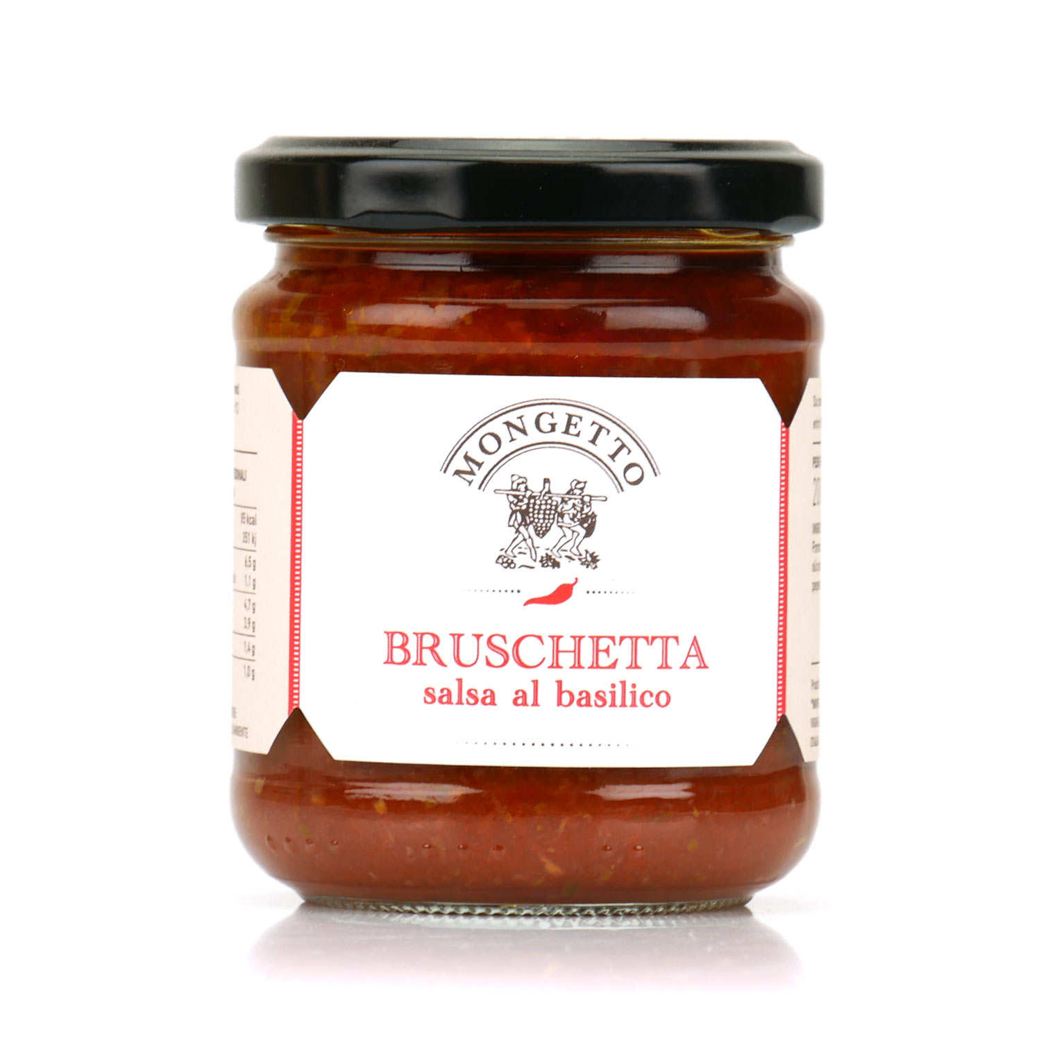Préparation pour Bruschetta au basilic