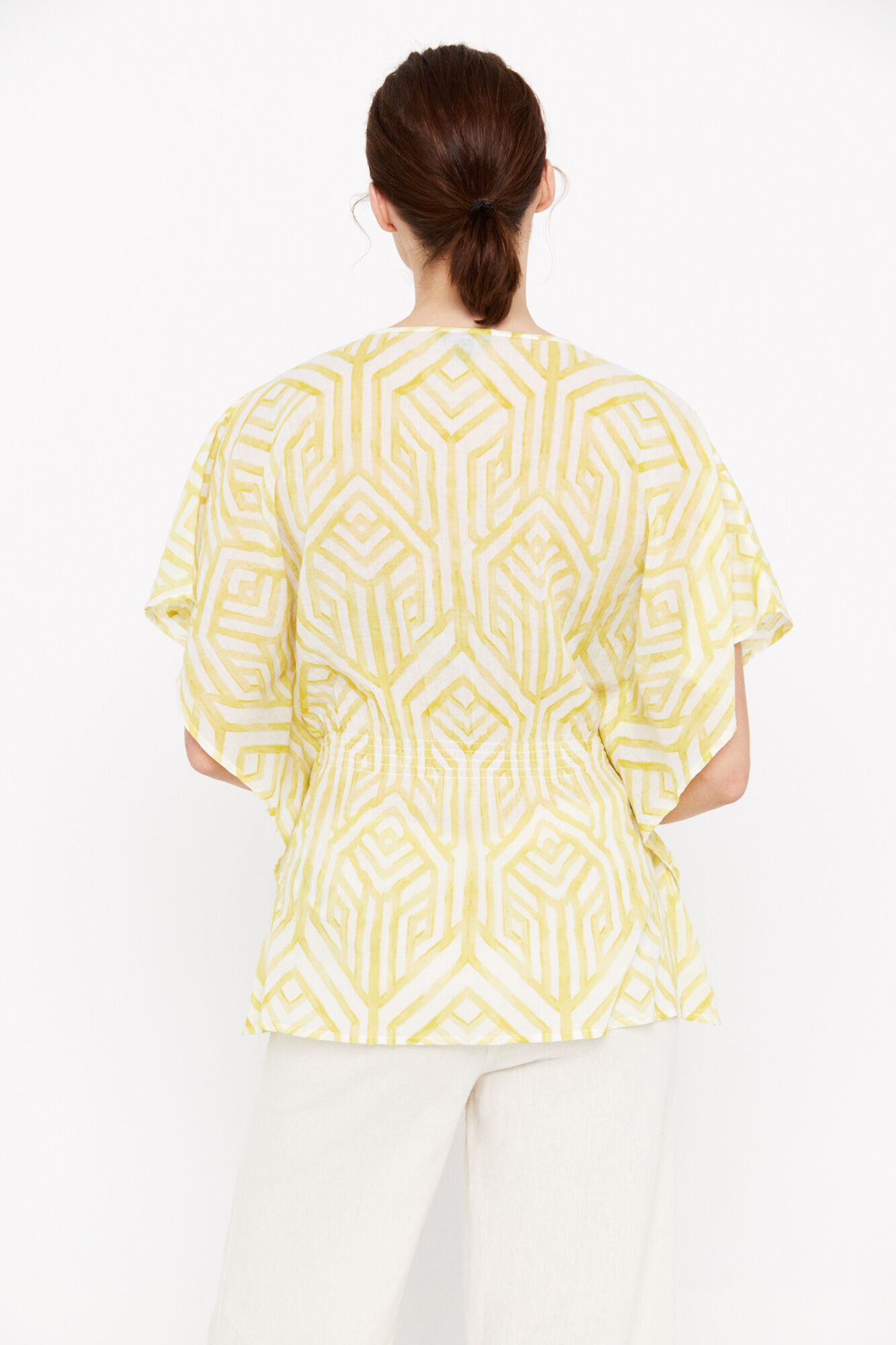Blusa estampada - Estampa verde