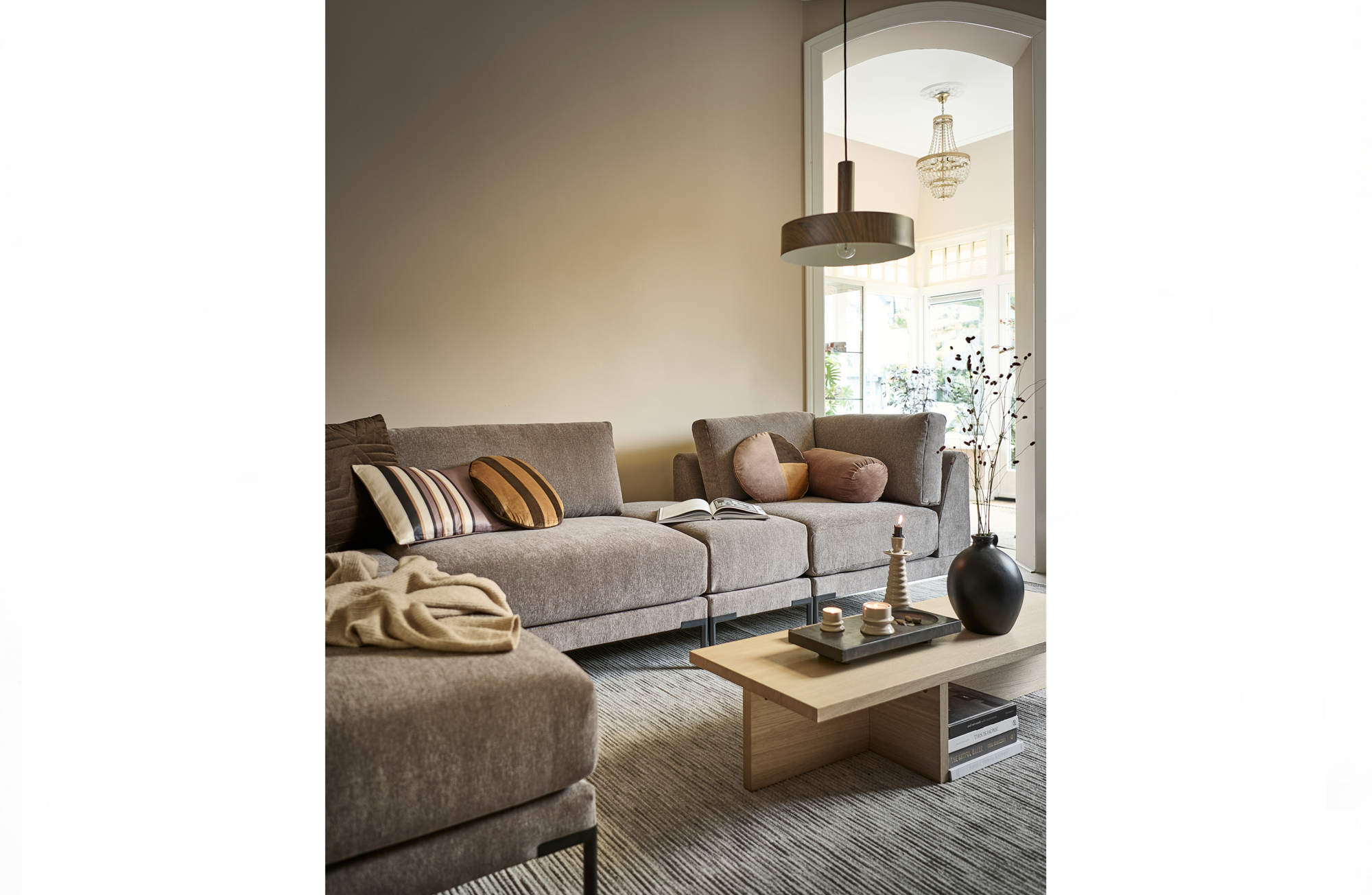 Lounge element Couple links Couple Lounge Element Links - Taupe