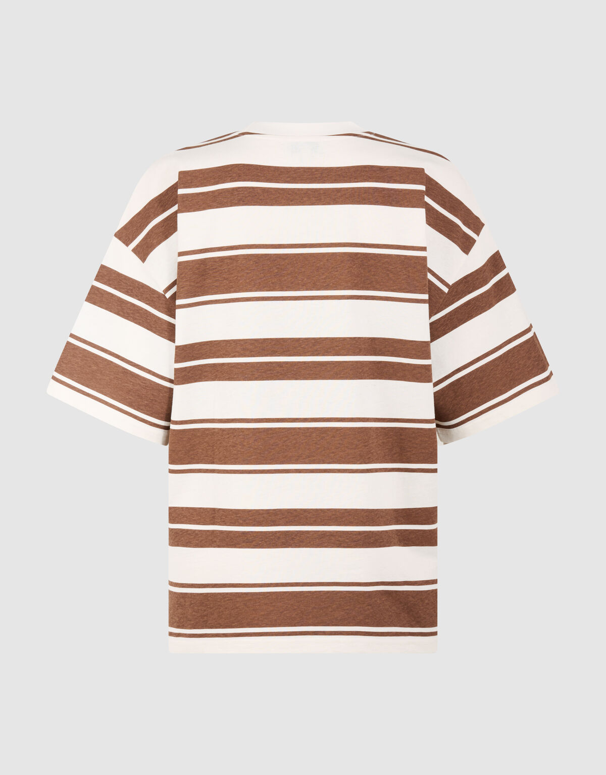 Stripe Artwork T-shirt Bruin