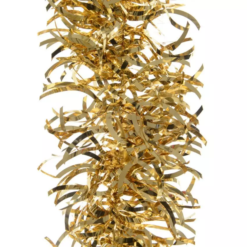 Guirlande de Noël (D10 cm) ondulée Alpine Or