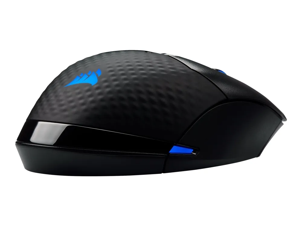 CORSAIR Gaming DARK CORE RGB PRO SE - Mus - optisk - 8 knapper - trådløs, kablet - USB, 2.4 GHz, Bluetooth 4.2 LE - sort