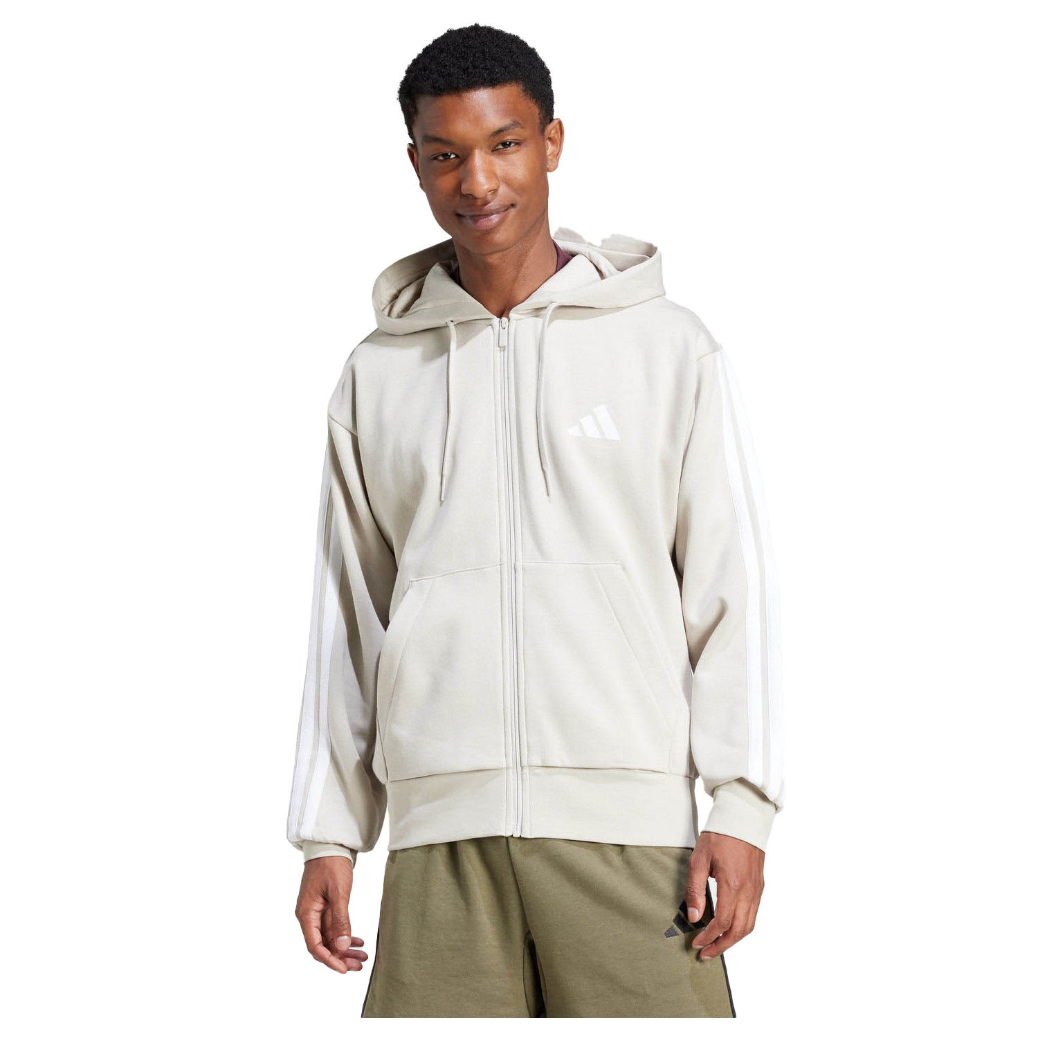 adidas  Essentials Fleece 3-Stripes Hoodie