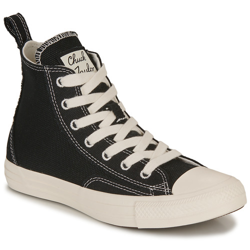 Converse - CHUCK TAYLOR ALL STAR-BLACK/BLACK/EGRET - Noir