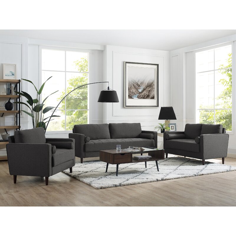 Garren 70.1&rdquo; Square Arm Sofa