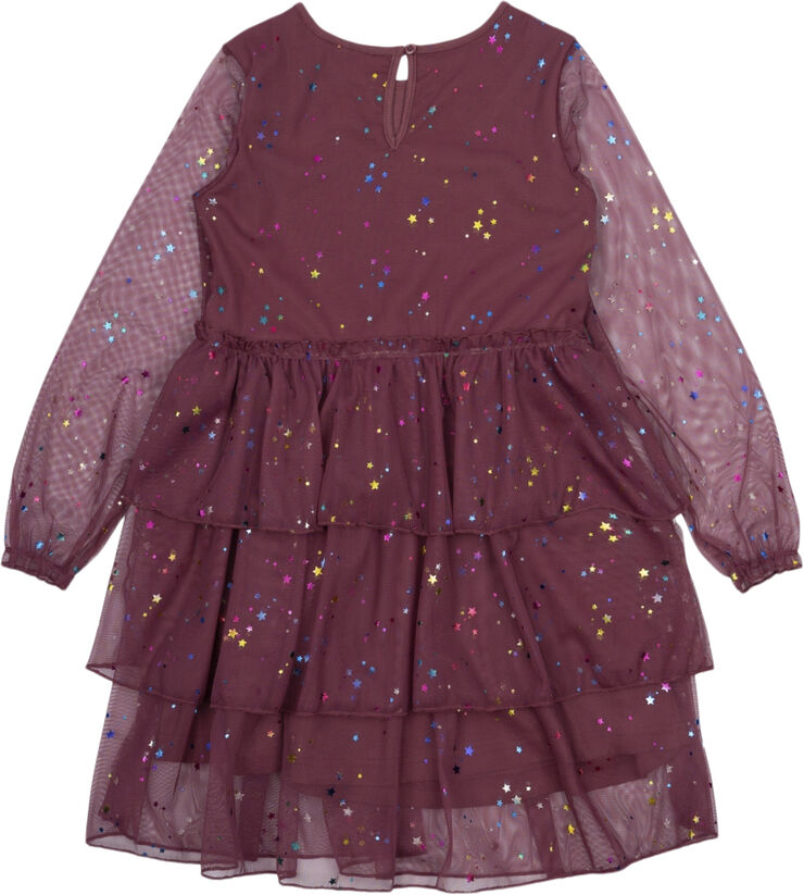 The New TNMillie L_S Dress Crushed berry