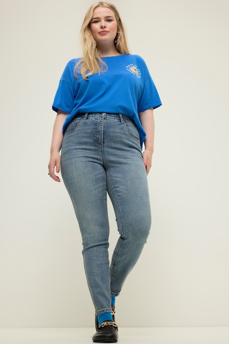 Skinny Jeans, Used-Look, 5-Pocket