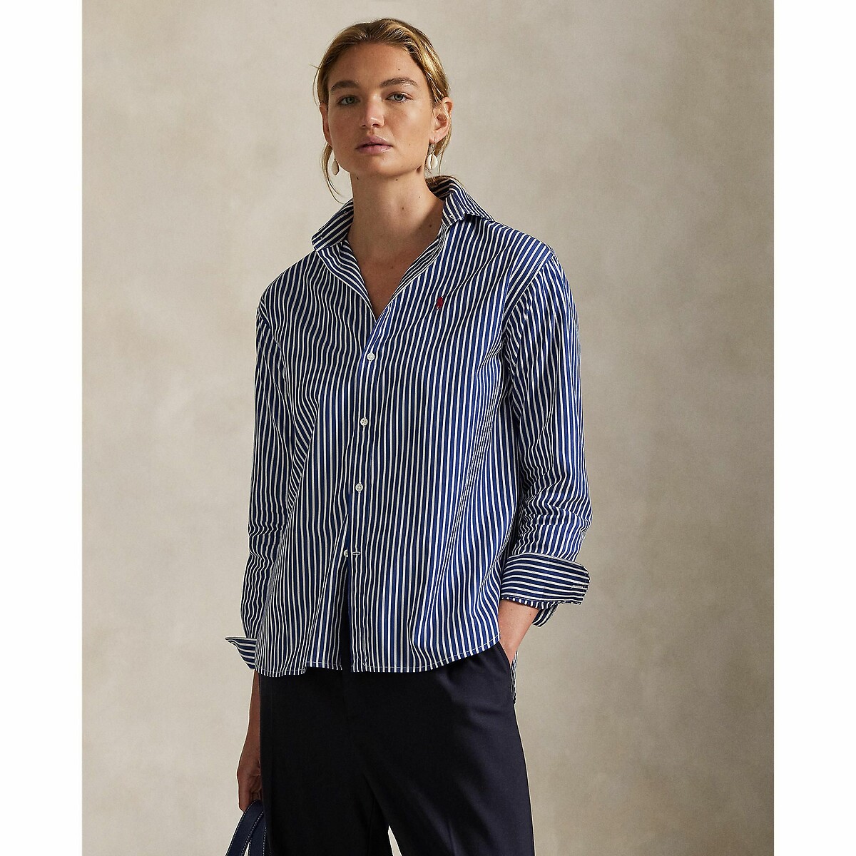 Camisa listrada de manga comprida POLO RALPH LAUREN