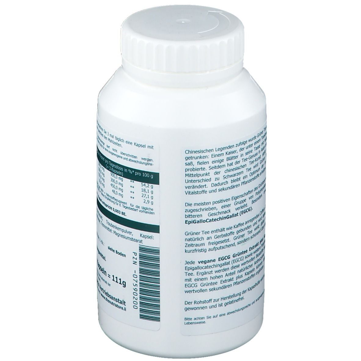 EGCG 100 mg Grüntee Extrakt plus