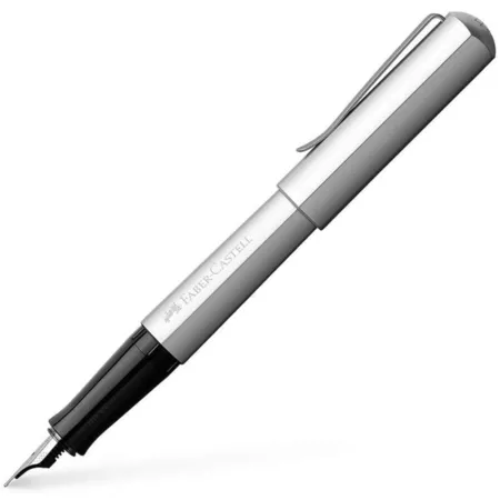 Faber-Castell Füller Hexo silber, Feder M