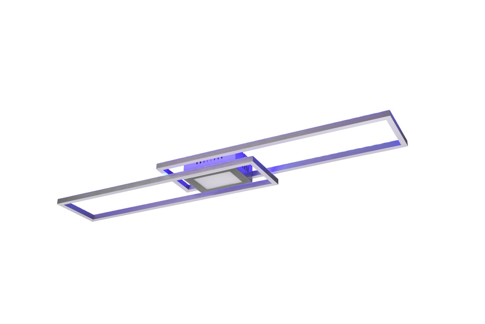 TRIO LED Deckenlampe GANADO 21 x 110 cm nickelfarbig