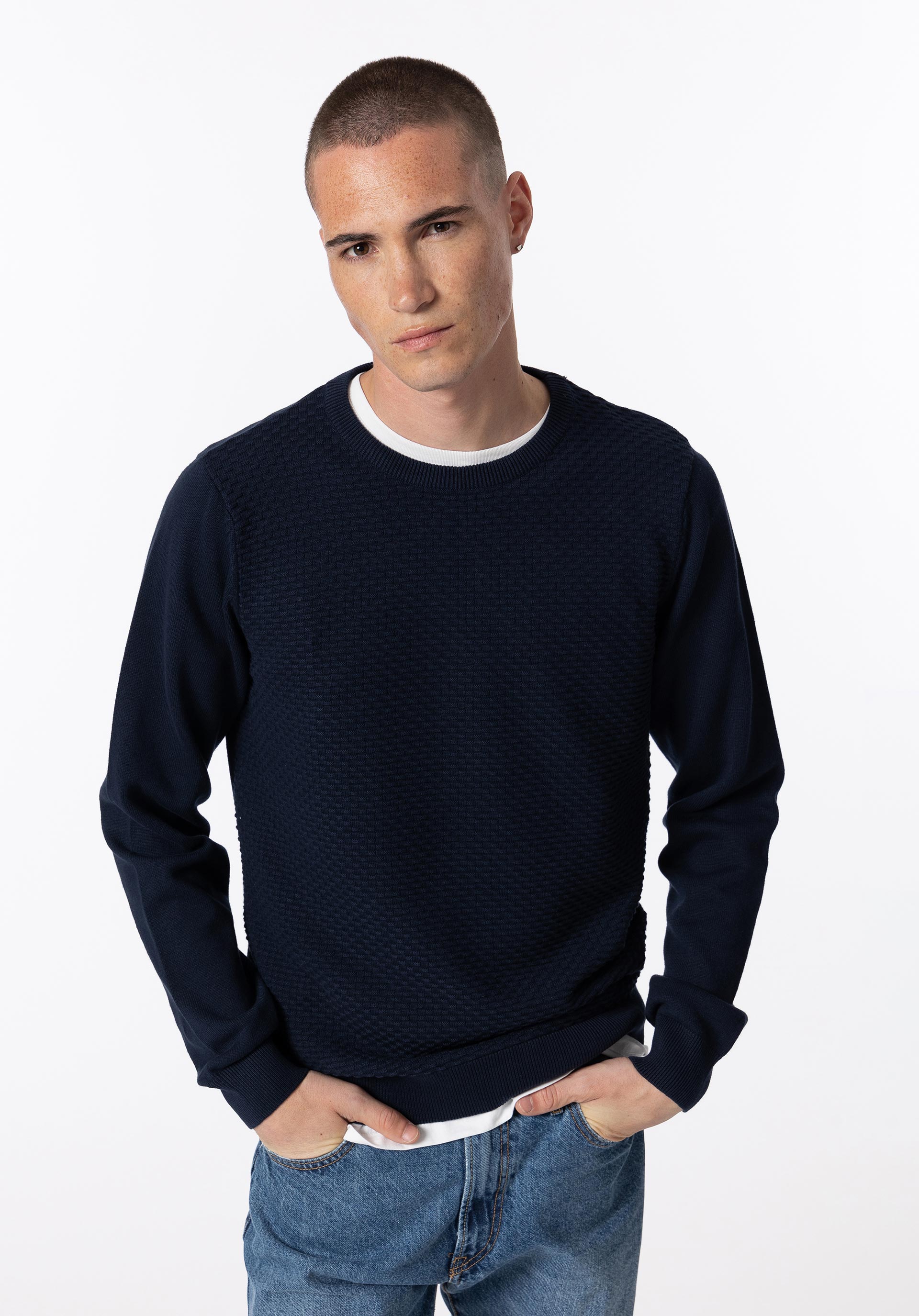 Camisola de Malha com Jacquard