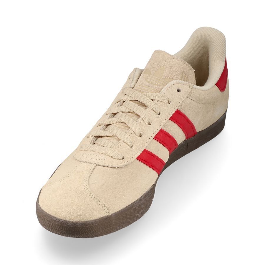 adidas Originals Chaussures Gazelle - Beige/Rouge/Blanc