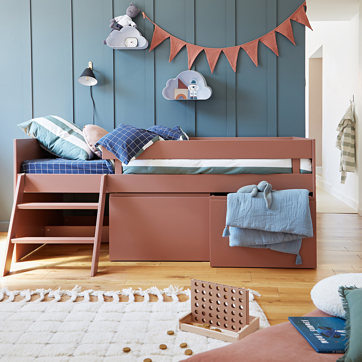 LA REDOUTE INTERIEURS<br>Cama de altura média, Roxana