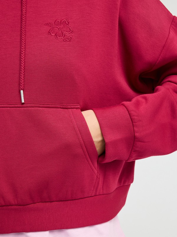 Surfing By Daylight Sweat capuche Soft Lounge Rouge Femme