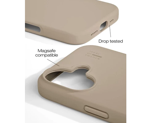 IDEAL OF SWEDEN Silicone Case MagSafe iPhone 16 Beige