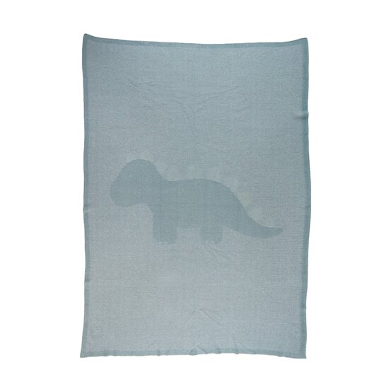 Tiga, Stegi & Ops Couverture tricot en jacquard BIO   Vert        100 x 140 cm   de               Noukies