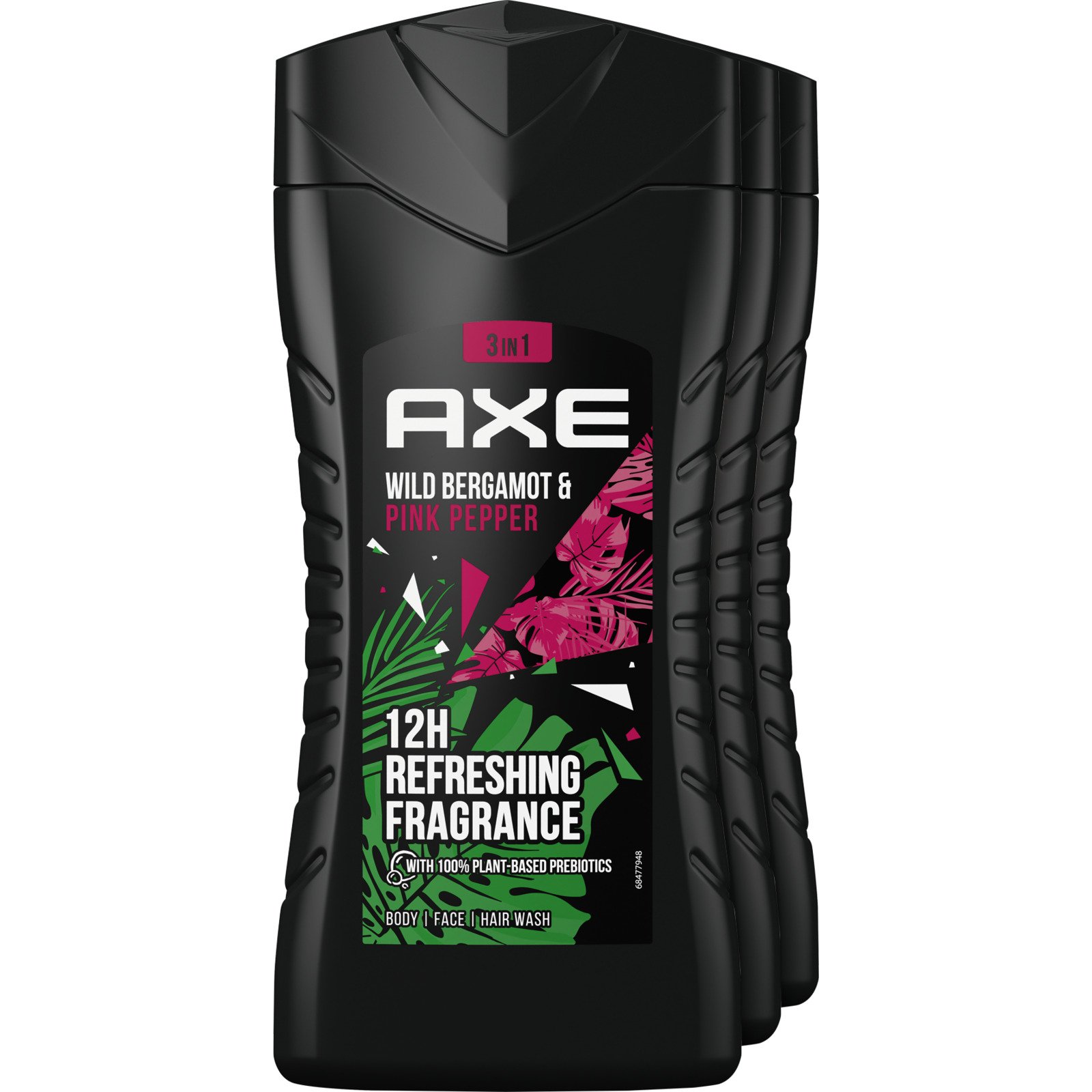 Axe Dusch Wild Bergamot & Pink Pepper 3 x 250 ml