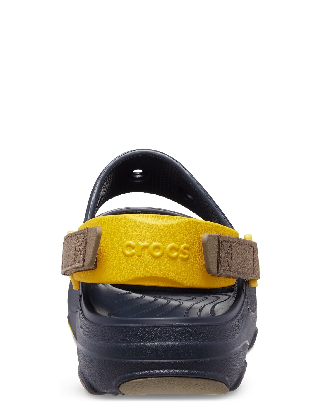 crocs sandales homme classic all-terrain sandal bleu marine jaune