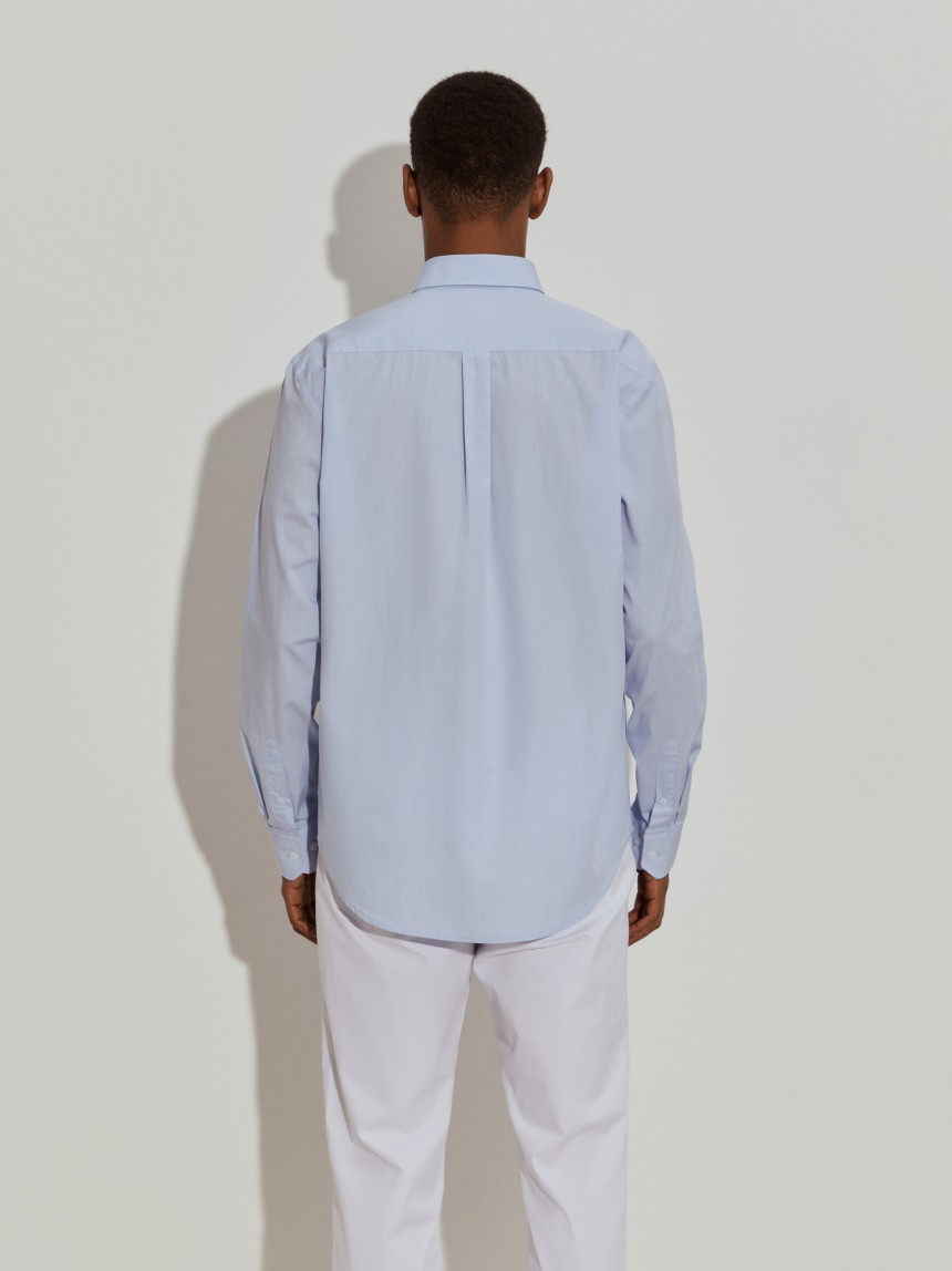 Camisa regular fit de algodão
