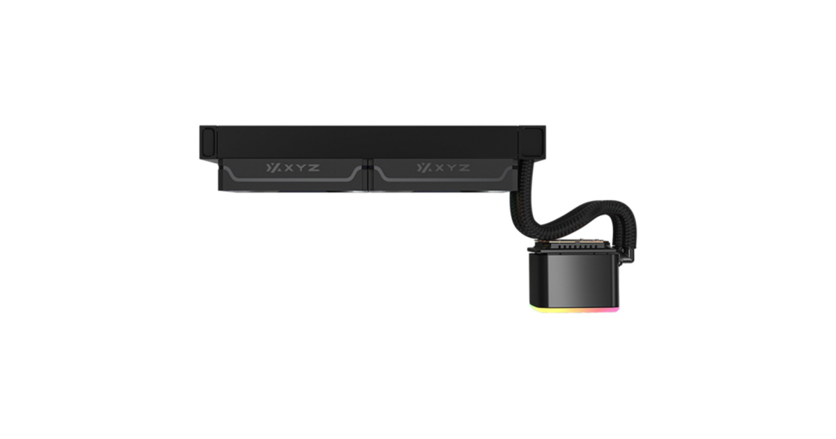 XYZ PC GearAquapulse AIO 240 waterkoeling  (Zwart, ARGB, PWM)