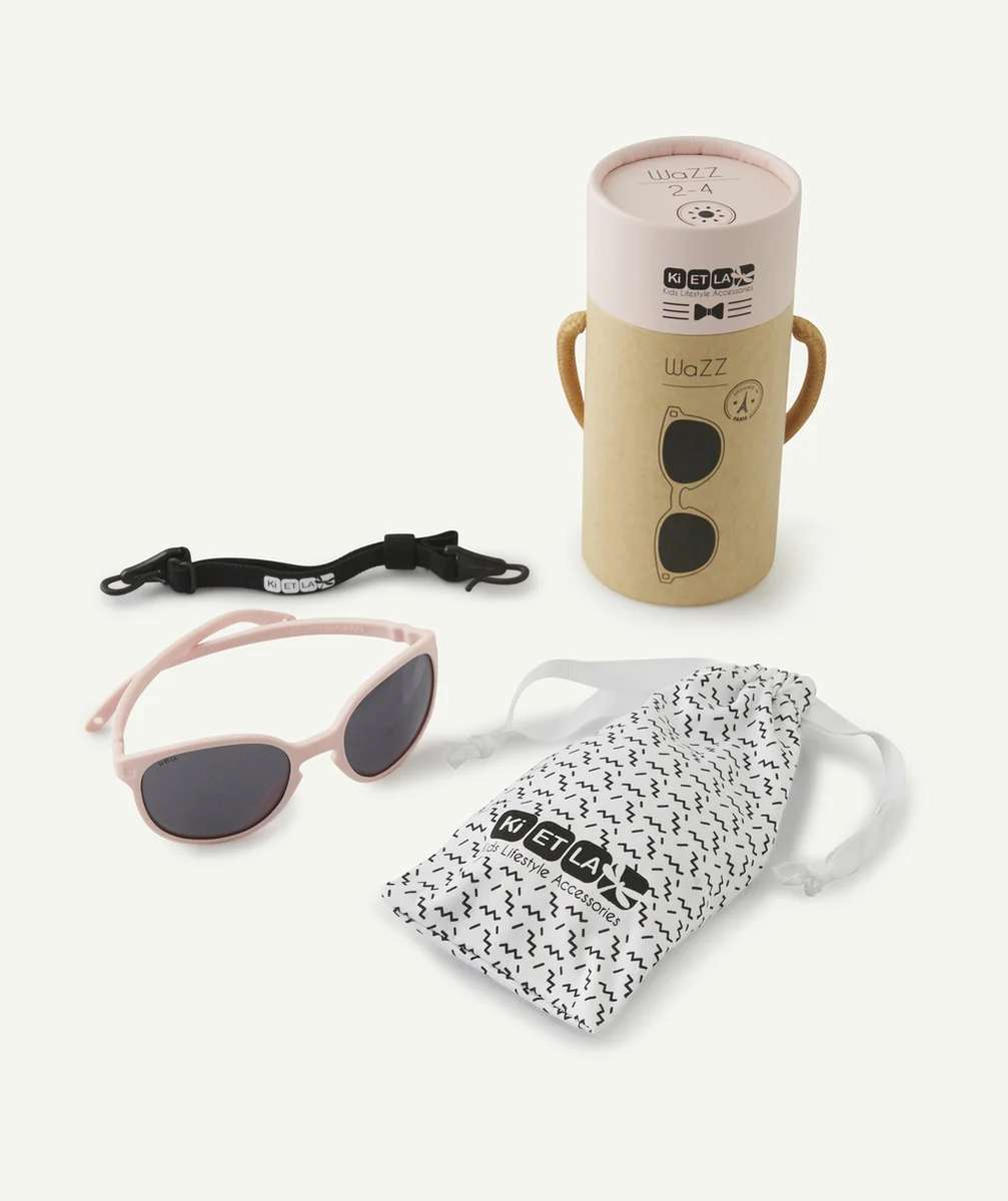 KIETLALES LUNETTES DE SOLEIL 2-4 ANS ROSES ULTRA-SOUPLES