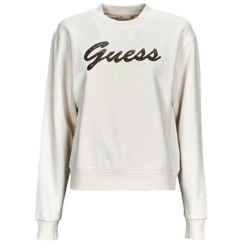 Guess - CN GUESS SHINY SWEATSHIRT - Blanc