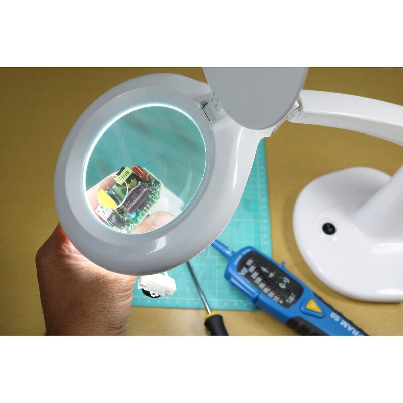 Loupe Led Unilux mini zoom pris europe blanc