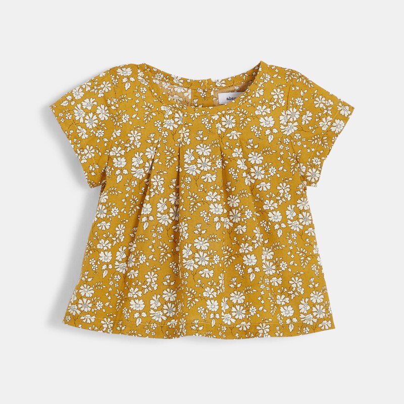 Ensemble blouse et bloomer bébé fille jaune Absorba Jaune