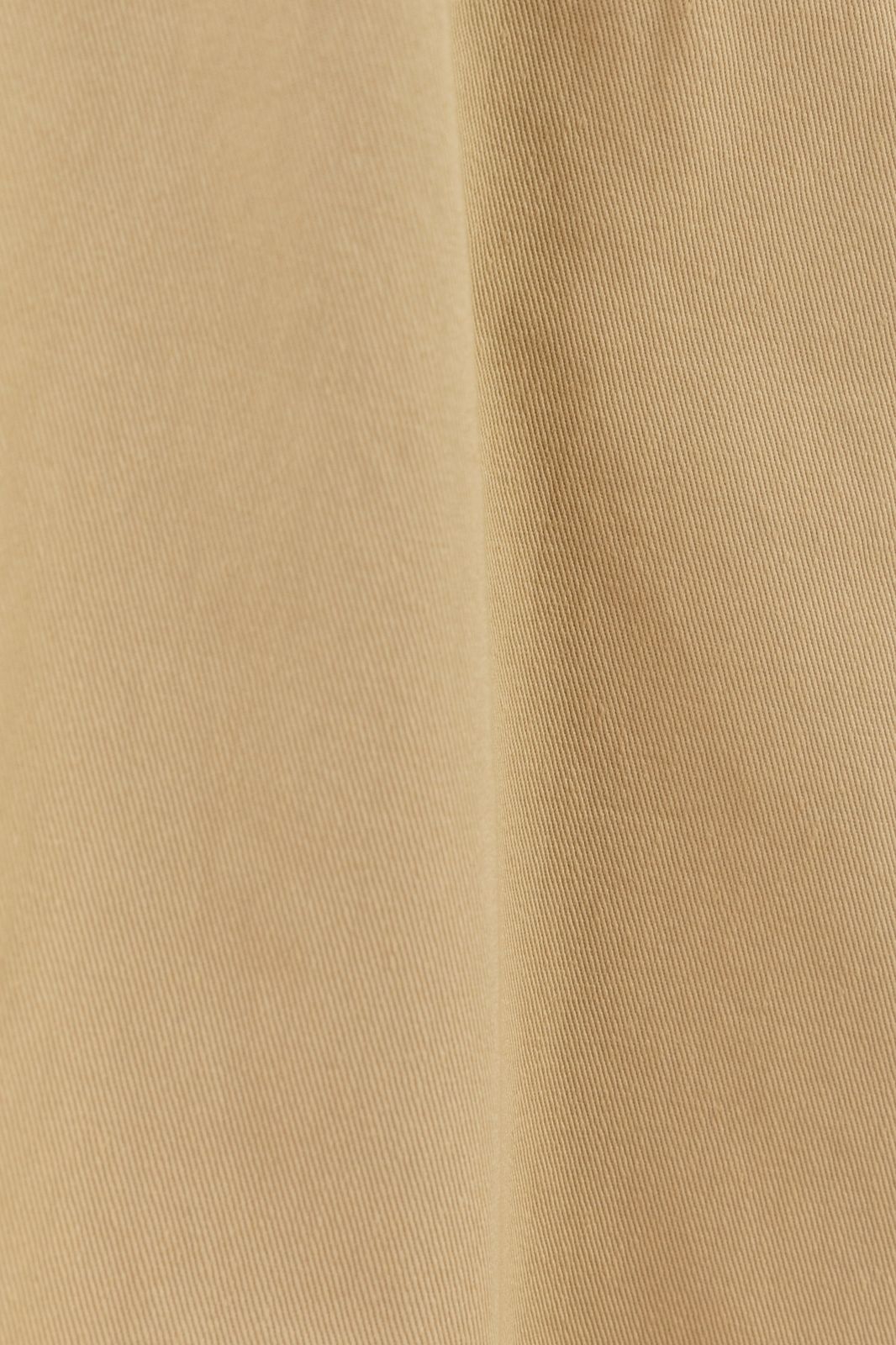 Beige mid rise katoenen bandplooibroek