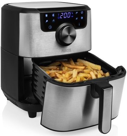 Princess - Aerofryer Digital Deluxe - Airfryer - Zwart - 1500W - 4,5 Liter